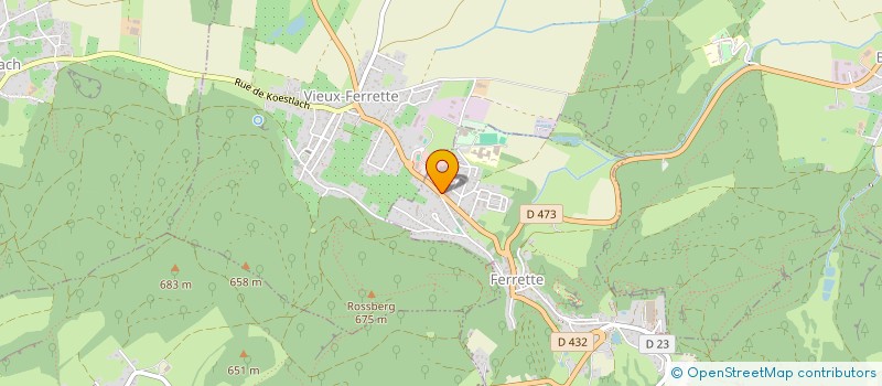 localisation de l'entreprise TRAVAUX PUBLICS DU SUND'GO  FERRETTE