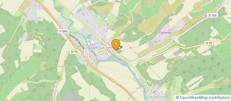 localisation de l'entreprise TRAVAUX PUBLICS DU VAL DE SEINE à COURTERON