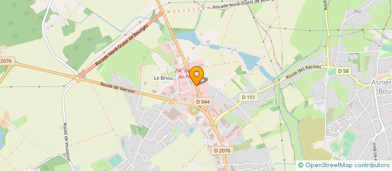 localisation de l'entreprise TRAVAUX PUBLICS ET BATIMENTS DU CENTRE à SAINT-DOULCHARD