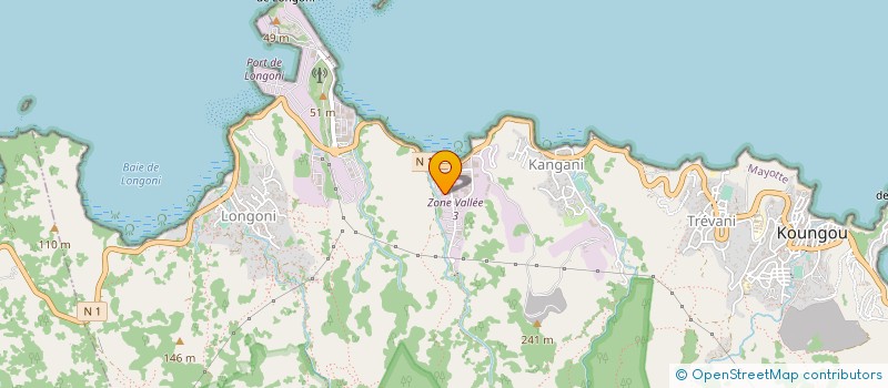 localisation de l'entreprise TRAVAUX PUBLICS ET CONSTRUCTION DE MAYOTTE à KOUNGOU