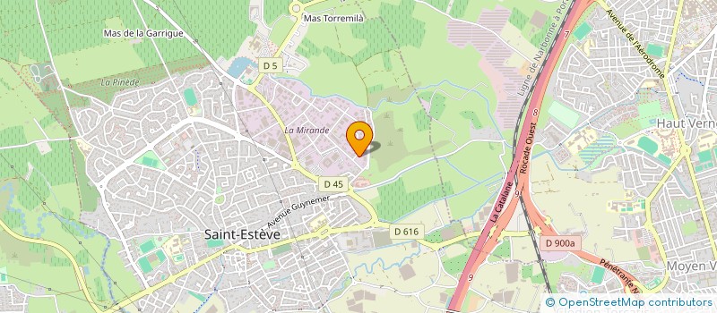 localisation de l'entreprise TRAVAUX PUBLICS EUROPEENS à SAINT-ESTEVE