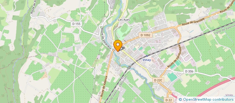 localisation de l'entreprise TRAVAUX PUBLICS GENERAUX à VINAY