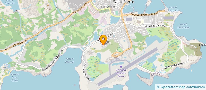 localisation de l'entreprise TRAVAUX PUBLICS GUIBERT à SAINT PIERRE