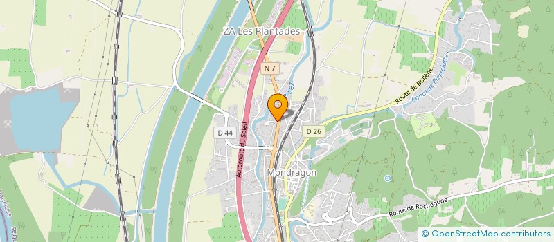 localisation de l'entreprise TRAVAUX PUBLICS LEVAGE MANUTENTION  MONDRAGON