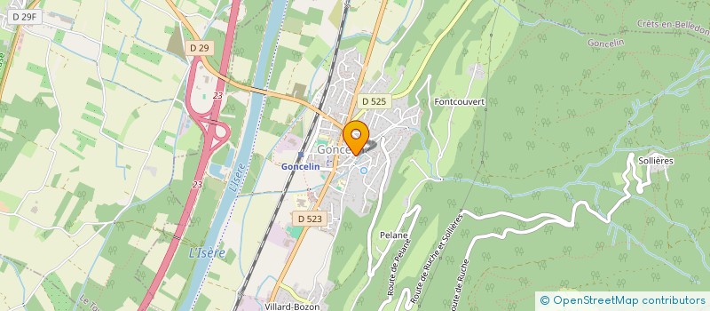 localisation de l'entreprise TRAVAUX PUBLICS LOCATION DU GRESIVAUDAN à GONCELIN