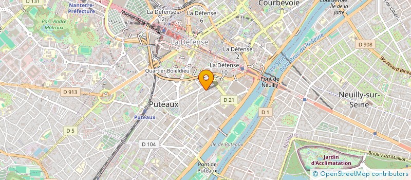 localisation de l'entreprise TRAVAUX PUBLICS LOCATIONS DIVERSES) à PUTEAUX