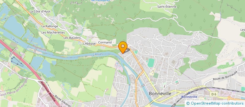 localisation de l'entreprise TRAVAUX PUBLICS MACONNERIE BONNEVILLOIS à BONNEVILLE