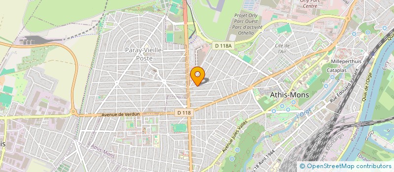 localisation de l'entreprise TRAVAUX PUBLICS MARTINS à JUVISY-SUR-ORGE