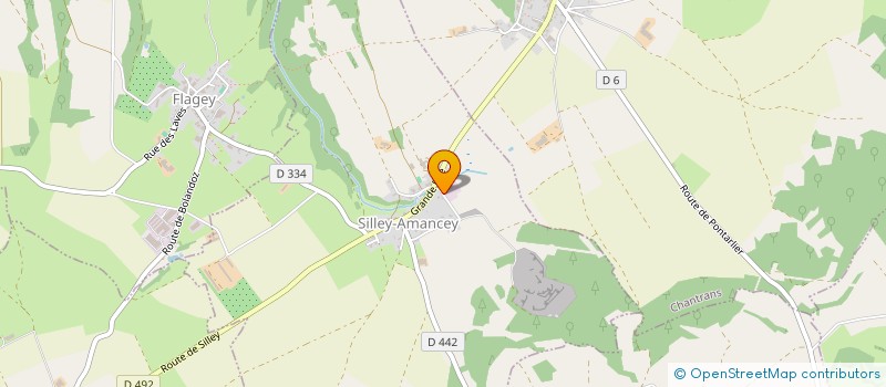 localisation de l'entreprise TRAVAUX PUBLICS MOUROT à SILLEY-AMANCEY