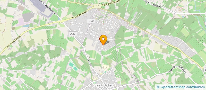localisation de l'entreprise TRAVAUX PUBLICS MUNOZ à SAINT-DIDIER