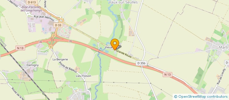 localisation de l'entreprise TRAVAUX PUBLICS NORMANDS  CARCAGNY