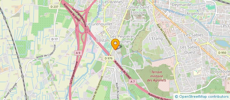 localisation de l'entreprise TRAVAUX PUBLICS ORANGEOIS à ORANGE
