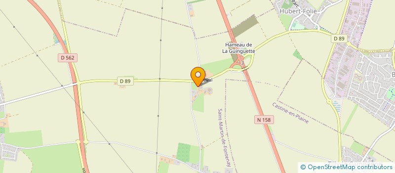 localisation de l'entreprise TRAVAUX PUBLICS ROUTIERS à SAINT-MARTIN-DE-FONTENAY