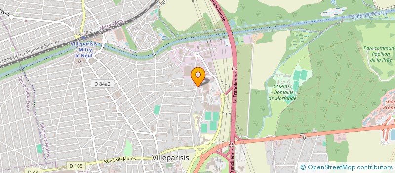 localisation de l'entreprise TRAVAUX PUBLICS SANGALLI à VILLEPARISIS
