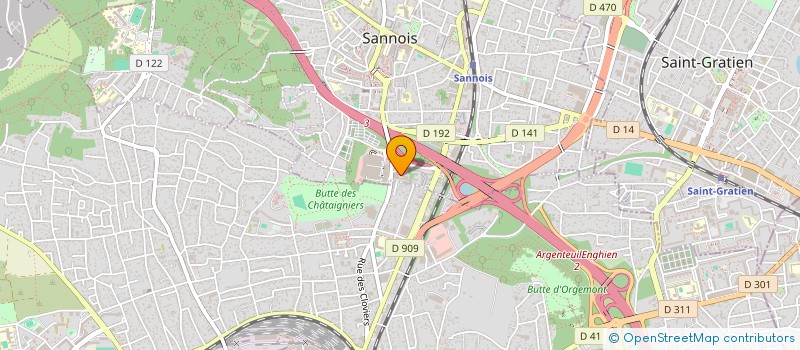 localisation de l'entreprise TRAVAUX PUBLICS SANNOISIENS à SANNOIS