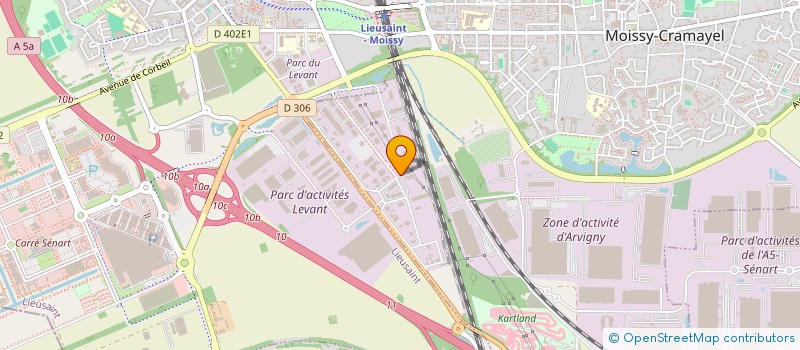 localisation de l'entreprise TRAVAUX PUBLICS SEINE ET MARNAIS à MOISSY-CRAMAYEL