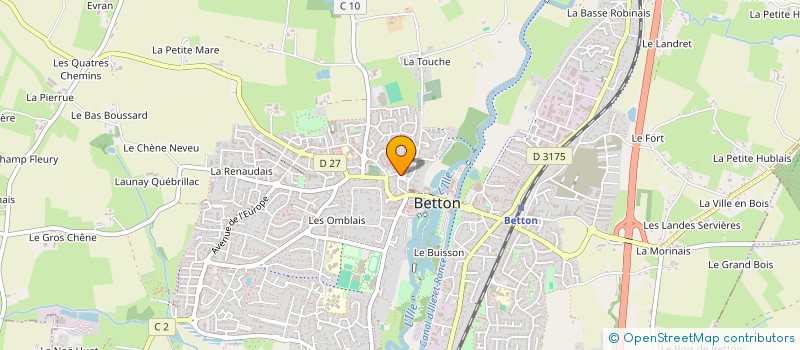localisation de l'entreprise TRAVAUX PUBLICS SERVICES à BETTON