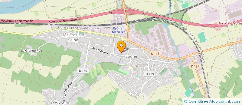 localisation de l'entreprise TRAVAUX PUBLICS SERVICES à MEZIERES-SUR-SEINE