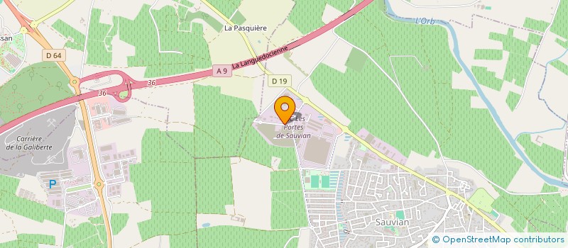 localisation de l'entreprise TRAVAUX PUBLICS SUD TERRITOIRE à SAUVIAN