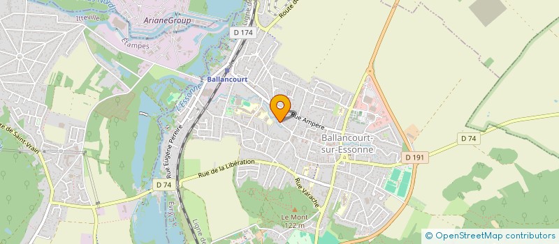 localisation de l'entreprise TRAVAUX PUBLICS TERRASSEMENT LOCATION à BALLANCOURT-SUR-ESSONNE