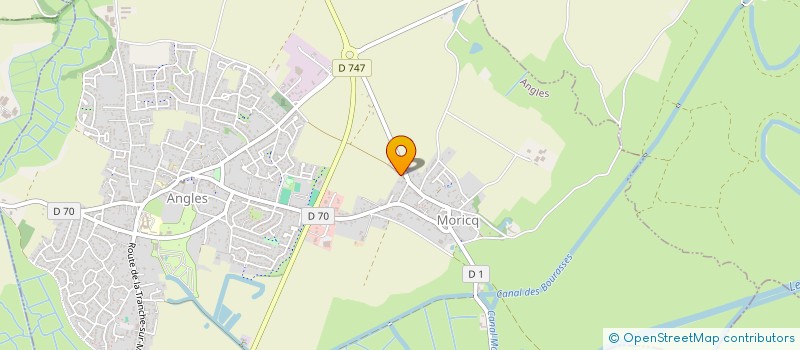 localisation de l'entreprise TRAVAUX PUBLICS VENDEENS à ANGLES