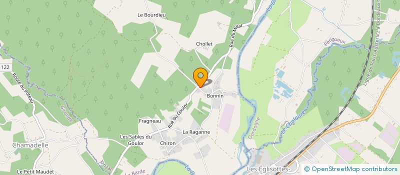 localisation de l'entreprise TRAVAUX PUBLICS VRD DES NAUVES à LA CLOTTE