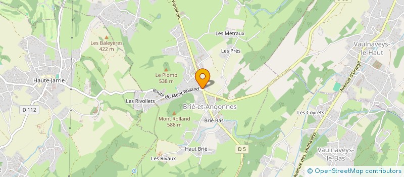 localisation de l'entreprise TRAVAUX REALISATIONS MURS ET RIDEAUX  BRIE-ET-ANGONNES