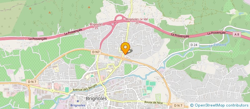 localisation de l'entreprise TRAVAUX RENOVAT IMMOBIL CONSTRUCT TRADIT  BRIGNOLES