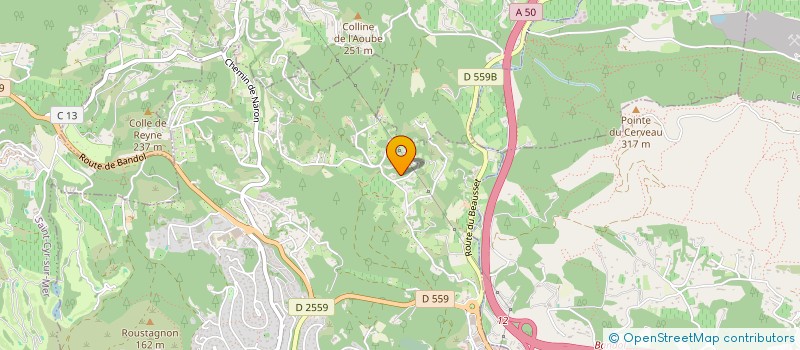 localisation de l'entreprise TRAVAUX RENOVATION AZUR  BANDOL