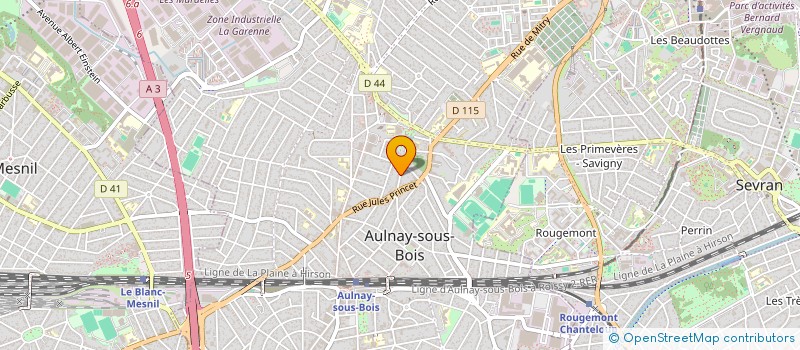 localisation de l'entreprise TRAVAUX RENOVATION DU BATIMENT à AULNAY-SOUS-BOIS