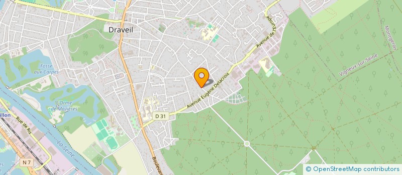 localisation de l'entreprise TRAVAUX RENOVATION SERVICES à DRAVEIL