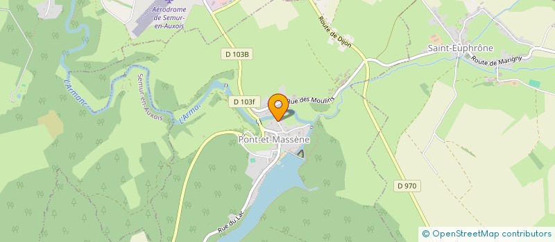 localisation de l'entreprise TRAVAUX RESEAUX ENVIRONNEMENT ELAGAGE à PONT-ET-MASSENE