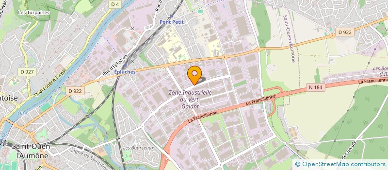 localisation de l'entreprise TRAVAUX SERVICES à SAINT-OUEN-L'AUMONE