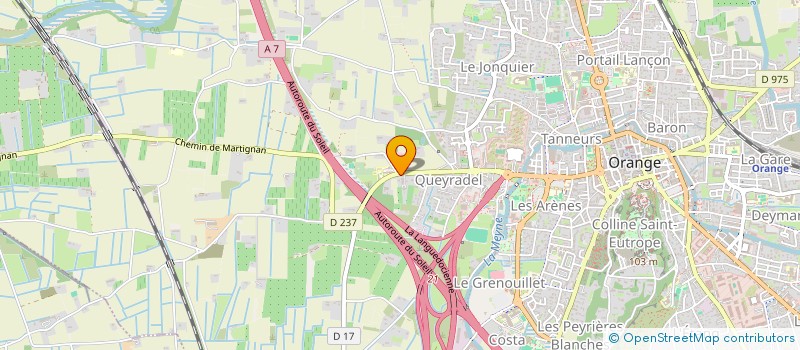 localisation de l'entreprise TRAVAUX SERVICES AGRICOLES ORANGEOIS  ORANGE