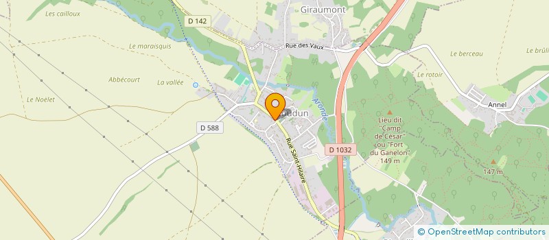 localisation de l'entreprise TRAVAUX SERVICES DE ARAUJO  COUDUN