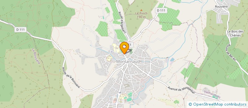 localisation de l'entreprise TRAVAUX SUD  MONTARNAUD