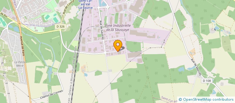 localisation de l'entreprise TRAVAUX SUR MESURES à SAINT-CYR-EN-VAL