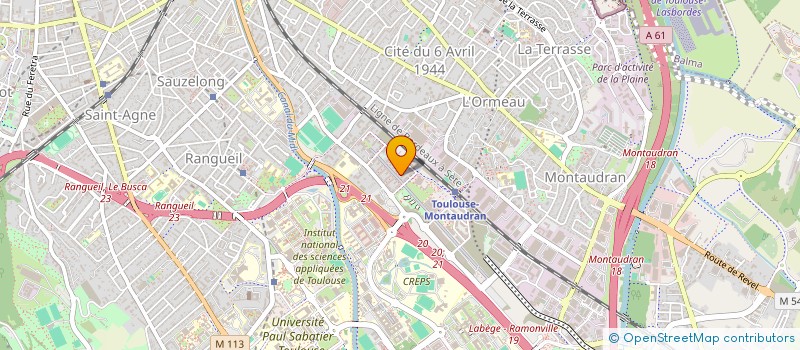 localisation de l'entreprise TRAVAUX TBAT à TOULOUSE