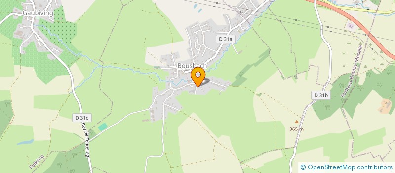 localisation de l'entreprise TRAVAUX TERRAINS ET IMMOBILIER  BOUSBACH