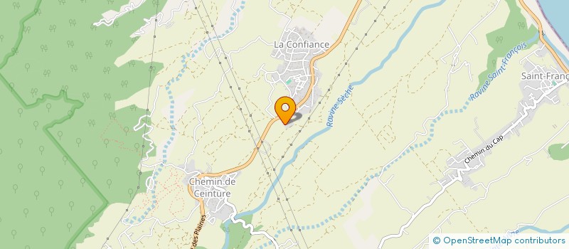 localisation de l'entreprise TRAVAUX VINGT ET UN  SAINT-BENOIT