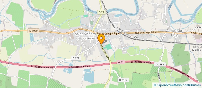 localisation de l'entreprise TRAVAUX VITICOLES GIRONDINS à ABZAC