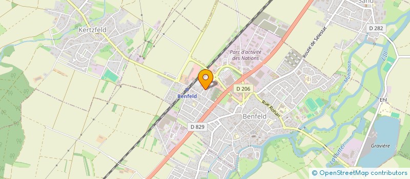 localisation de l'entreprise TRAVAUX ZEN à BENFELD