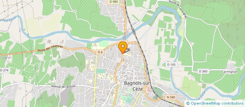 localisation de l'entreprise TRAVAUX ZEN  BAGNOLS-SUR-CEZE