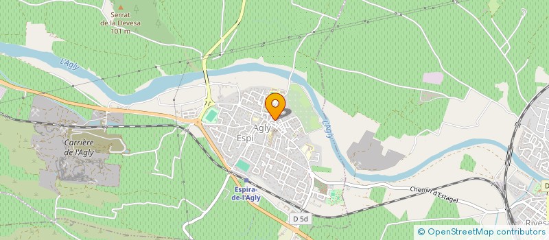 localisation de l'entreprise TRAVAUX2PRO  ESPIRA-DE-L'AGLY