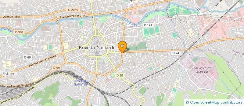 localisation de l'entreprise TRAVAUXLOCATIFS à BRIVE-LA-GAILLARDE