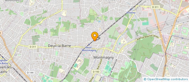 localisation de l'entreprise TRAVAUXMBH  DEUIL-LA-BARRE