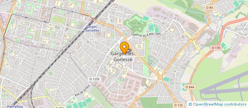 localisation de l'entreprise TRAVAUXPRO  GARGES-LES-GONESSE