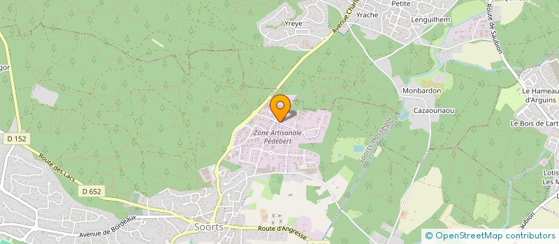 localisation de l'entreprise TRAVE MESTRA FRANCE à SOORTS-HOSSEGOR