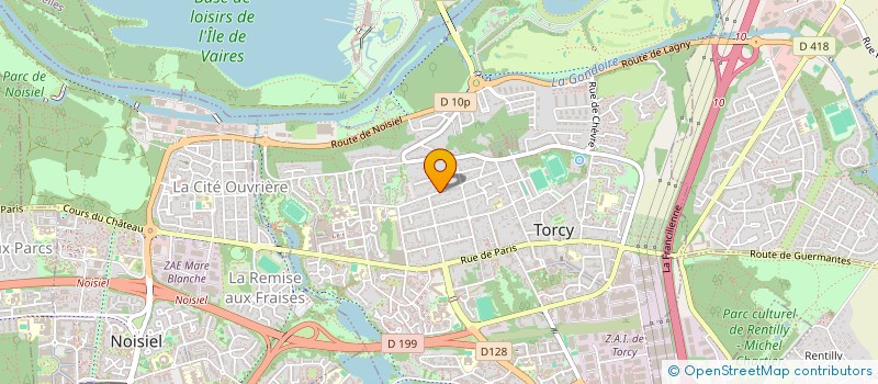 localisation de l'entreprise TRAVEL  TORCY
