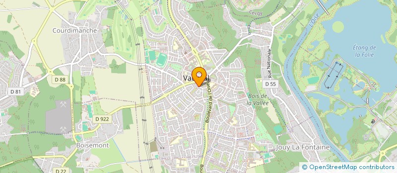 localisation de l'entreprise TRAVEL ALLIANCE  VAUREAL